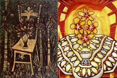 66 Havana Centro - Museo Nacional de Bellas Artes - Wilfredo Lam, La Silla, The Chair - Amelia Pelaez, Flores Amarillas, Yellow Flowers.jpg